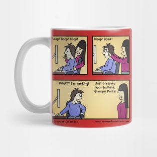 Pressing buttons Mug